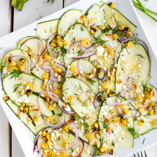 Simple Zucchini Salad - Recipe photo by mymoderncookery