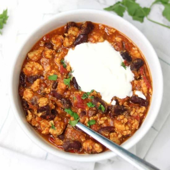 Instant Pot Turkey Chili - Recipe photo by recipevibes