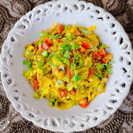 Sauteed Indian Cabbage Recipe - Recipe photo by EasycookingwithMolly