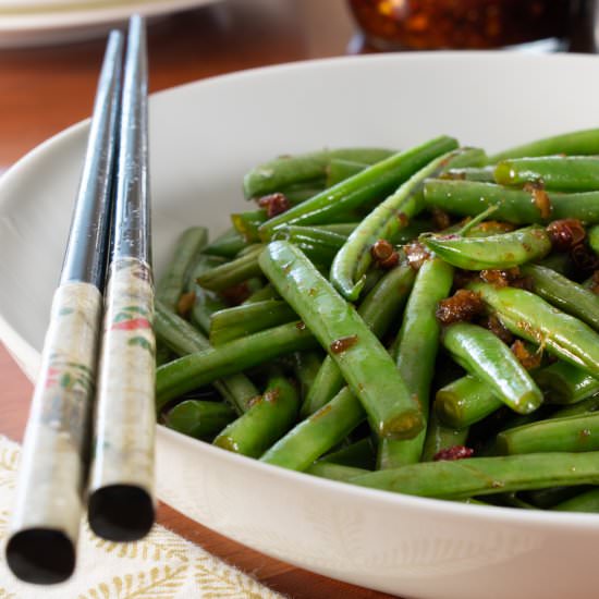 Szechuan Green Beans - Recipe photo by For the Love of Cooking