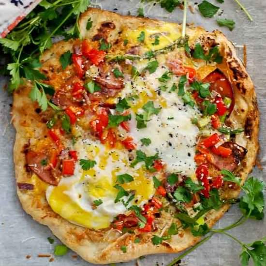 Breakfast Pizza - Recipe photo by Front Range Fed