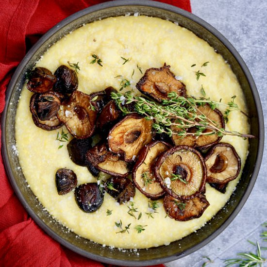 Oven Baked Polenta - Recipe photo by simmerandsauce