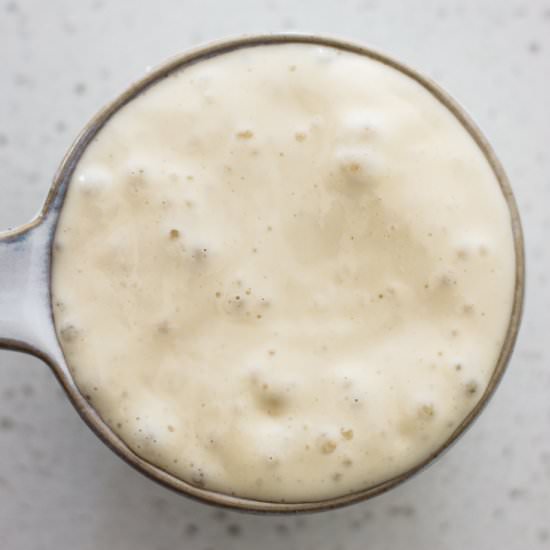 How to make sourdough starter - Recipe photo by Milk and Pop