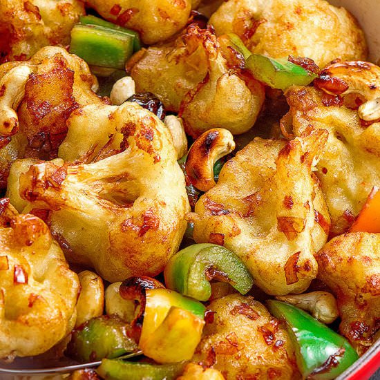 KUNG PAO CAULIFLOWER - Recipe photo by Chefjar