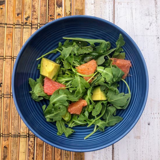 Grapefruit, Avocado & Arugula Salad - Recipe photo by Platein28