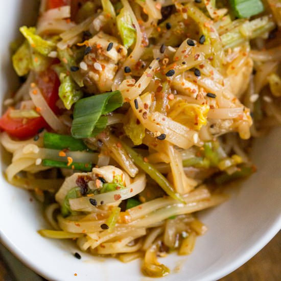 Chicken and Rice Noodles - Recipe photo by Or Whatever You Do