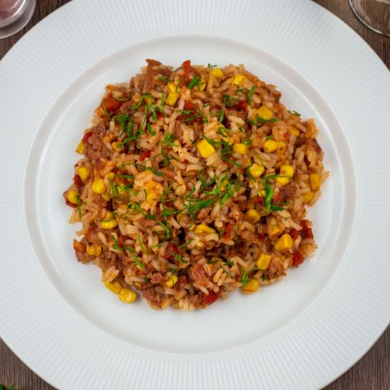 Corned Beef and Rice - Recipe photo by JackSlobodian
