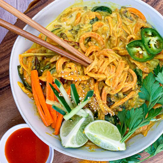 Sweet Potato Noodle Glow Bowl - Recipe photo by girlaboutgreens