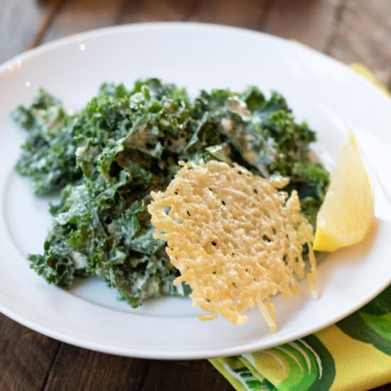 Kale Caesar salad - Recipe photo by thelakekitchen