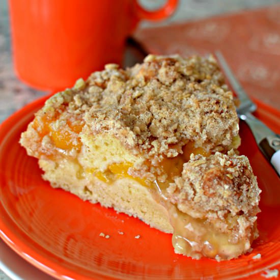 Peach Coffee Cake - Recipe photo by Small Town Woman