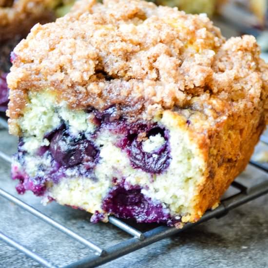 Blueberry Coffee Cake - Recipe photo by Kayscleaneats