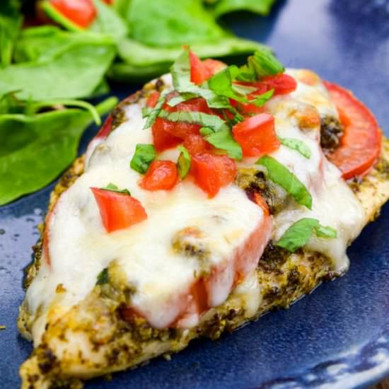Pesto Chicken (4-ingredients) - Recipe photo by Gonna Want Seconds