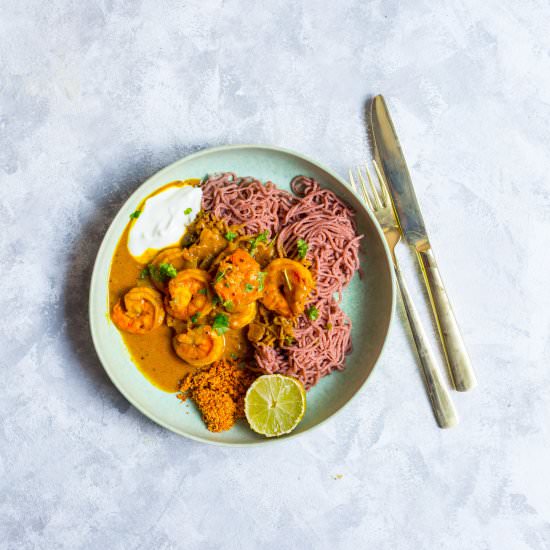 Sri Lankan coconut and prawn curry - Recipe photo by mysugarthumb@gmail.com