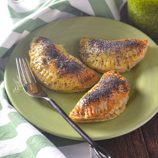 Mushroom Feta Borekas - Recipe photo by Feed Your Soul