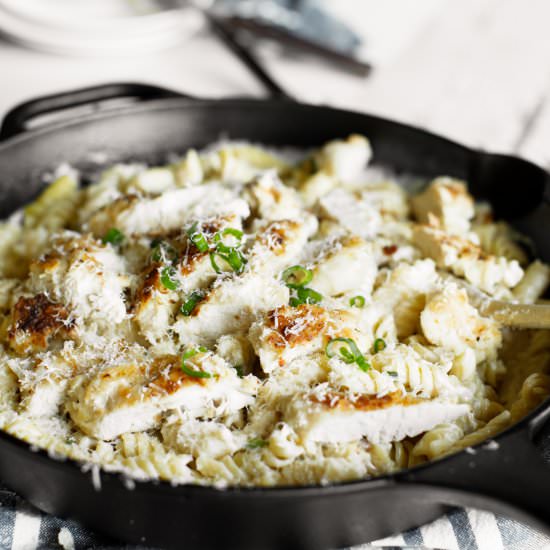 Chicken Alfredo Recipe - Recipe photo by basilanddill