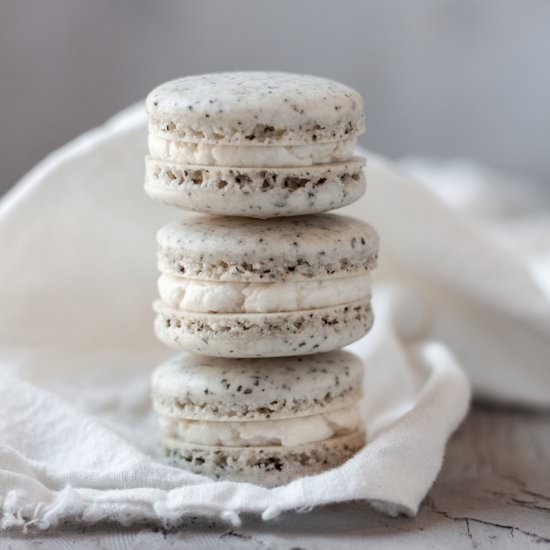 Earl Grey French Macarons - Recipe photo by kitchen335co