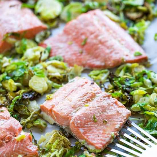 Sheet Pan Salmon - Recipe photo by Seasonal Cravings