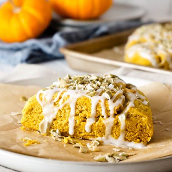 Gluten-Free Pumpkin Scones - Recipe photo by Hungry Haley