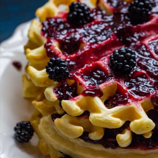Fisher Fair Scone Waffles - Recipe photo by Or Whatever You Do