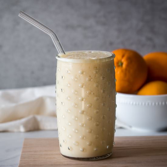 GF Mango Pineapple Smoothie - Recipe photo by smallfarmbiglife