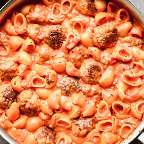 One Pot Creamy Tomato Pasta - Recipe photo by cookingforkeeps