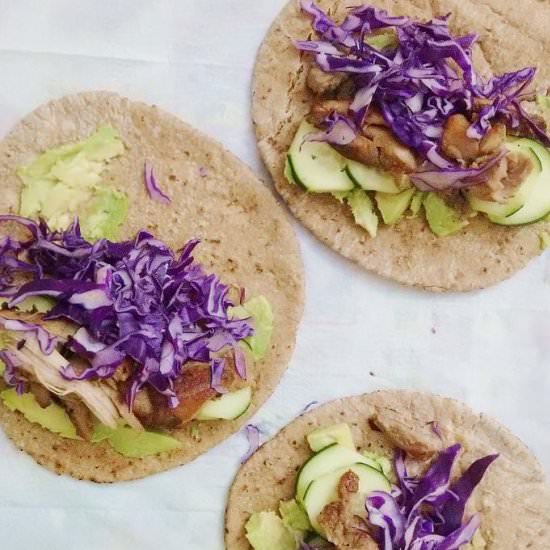 Chicken Flatbread Sandwich Wrap - Recipe photo by escapetofood