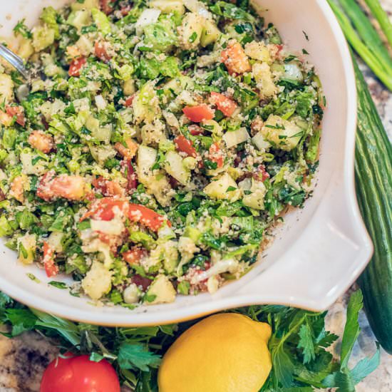 Tabouli Salad - Recipe photo by HIldaskitchenblog