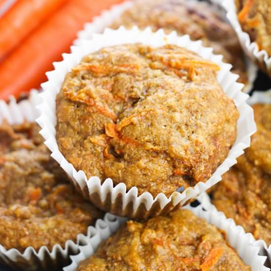 Healthy Carrot Muffins, Sugar-free - Recipe photo by sugarspiceandglitter