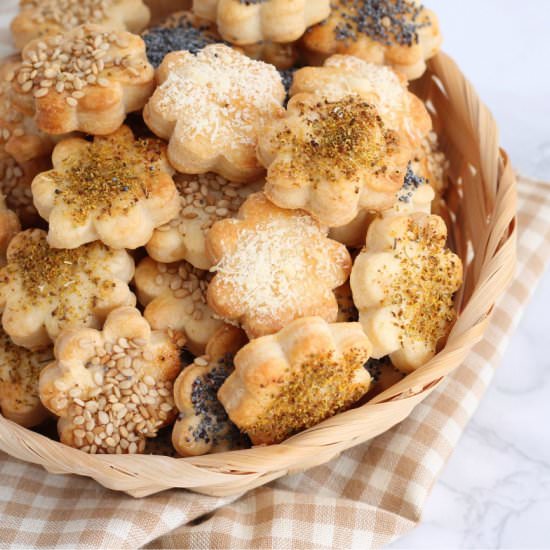 Parmesan biscuits - Recipe photo by lericettediluci