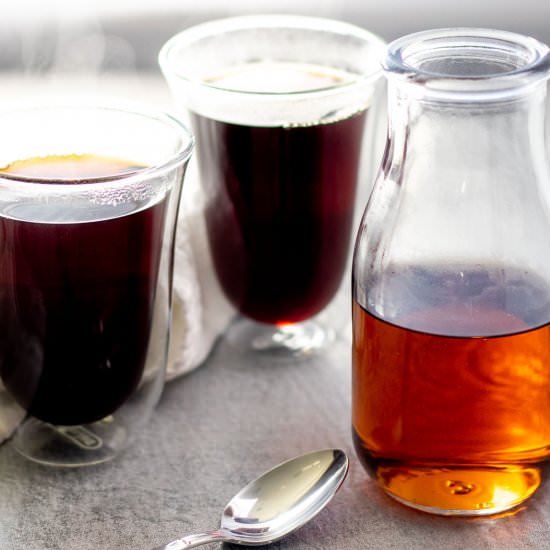 Maple Vanilla Coffee Syrup - Recipe photo by whippeditup