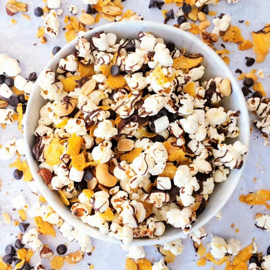 Popcorn Snack Mix - Recipe photo by FeastGloriousFeast