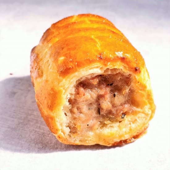 Puff Pastry Sausage Rolls - Recipe photo by FeastGloriousFeast