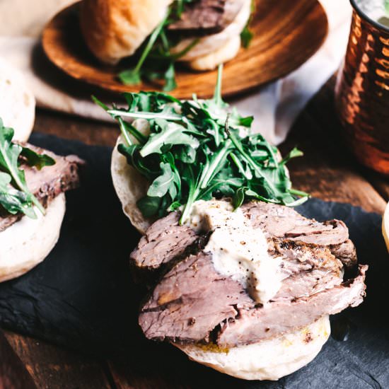 Beef Tenderloin Sliders - Recipe photo by josieandnina