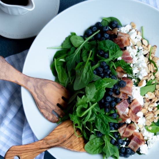 Blueberry, Bacon and Feta Salad - Recipe photo by josieandnina