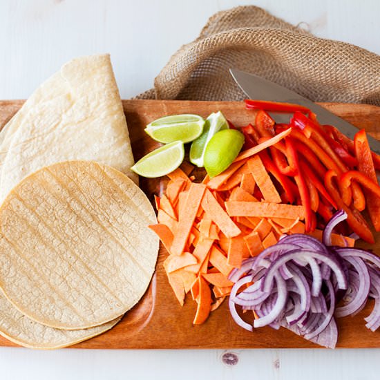 Sweet Potato Fajitas - Recipe photo by katieshealingkitchen