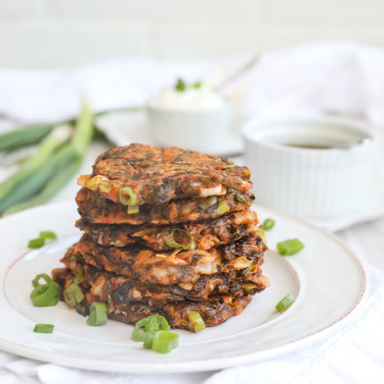 Kimchi Pancakes - Recipe photo by jennyrawn