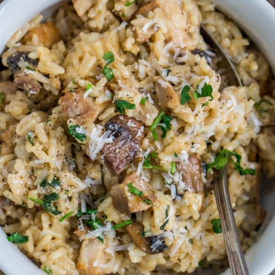 Cheesy Chicken Rice Recipe - Recipe photo by ValentinasCorner