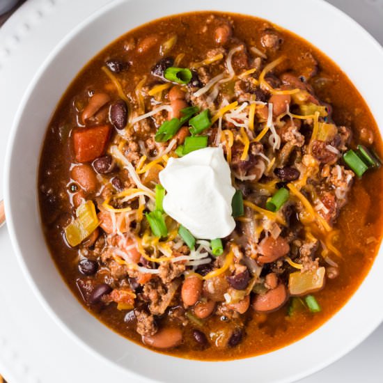 Slow Cooker Irish Chili - Recipe photo by feastforafraction