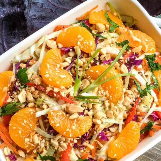 Asian Cabbage Slaw - Recipe photo by thisfarmgirlcooks