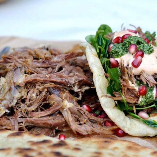 Slow cooker lamb shoulder recipe - Recipe photo by Arun