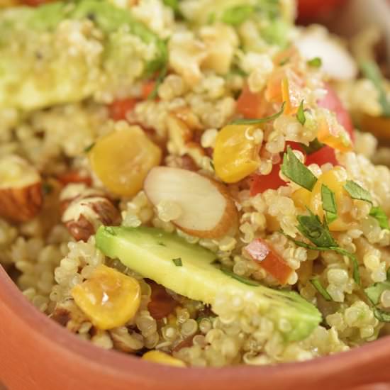 Peruvian Quinoa Salad With Avocado - Recipe photo by eatperu