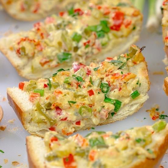 New Orleans Crawfish Bread - Recipe photo by spicedblog