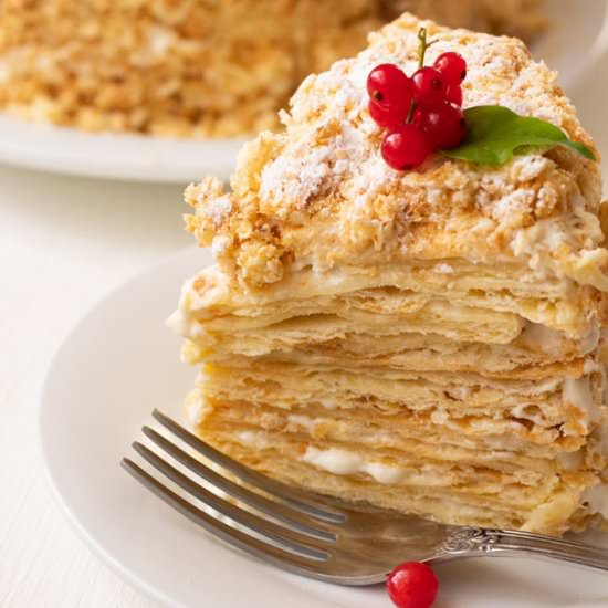 Homemade Napoleon cake - Recipe photo by mmblog