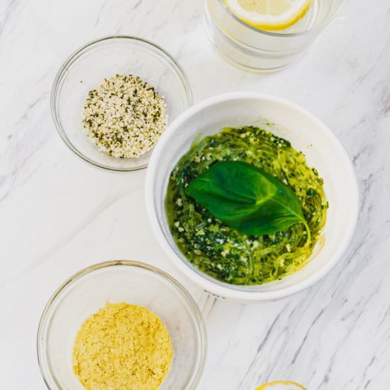 Pesto Kelp Noodles - Recipe photo by Shana_Thomas