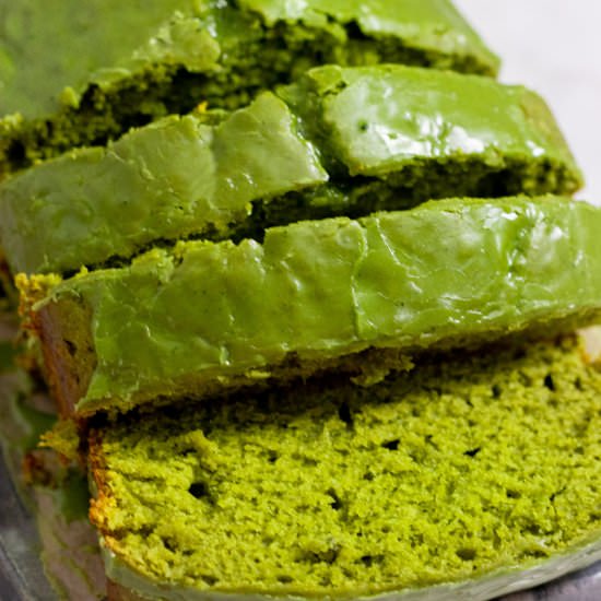 Vegan Matcha Pound Cake - Recipe photo by Zardyplants