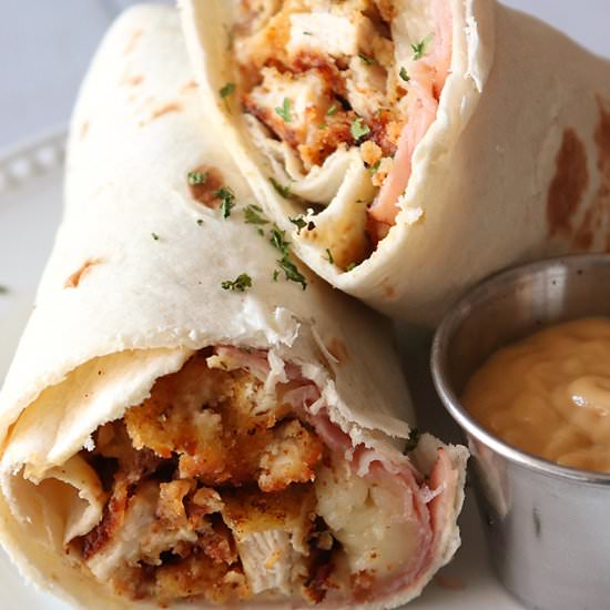 Chicken Cordon Bleu Wraps - Recipe photo by SimplyHappenings