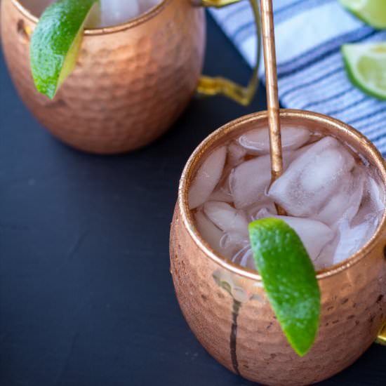 Super Quick and Easy Moscow Mule - Recipe photo by Salty Lemon Sister