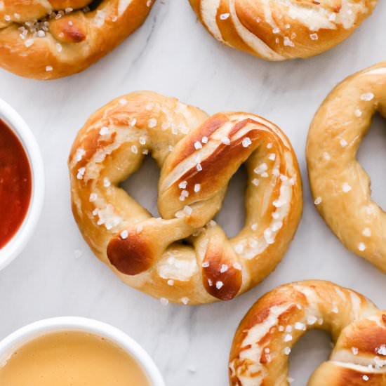 Easy Homemade Pretzels - Recipe photo by Domestically Blissful