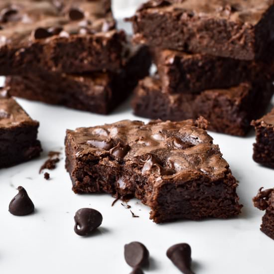 The Best Fudgy Brownies - Recipe photo by stressbaking