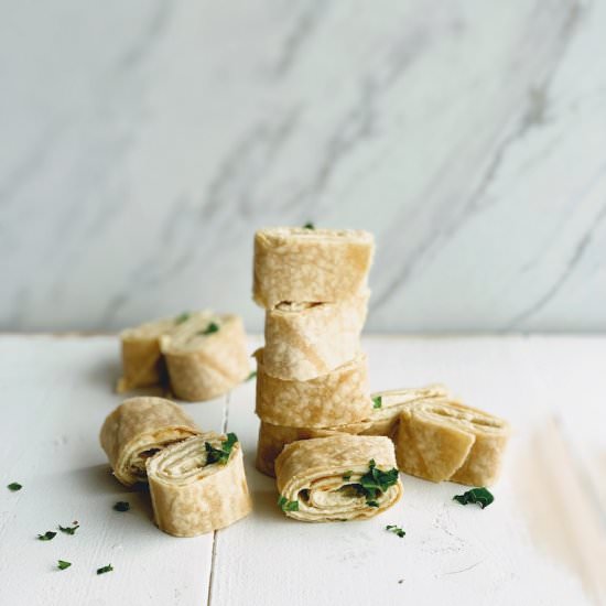 Vegan Pinwheels - Recipe photo by greenseggsandyams
